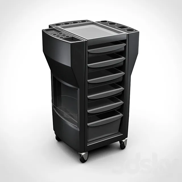 Barber trolley 3DModel