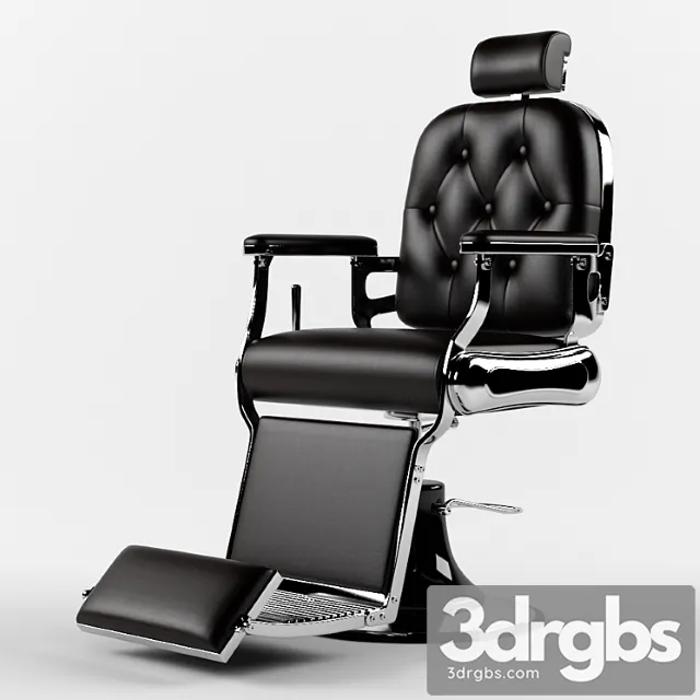 Barbershop chair 3D Model Download