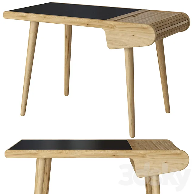 Barbier writing desk 3D Model