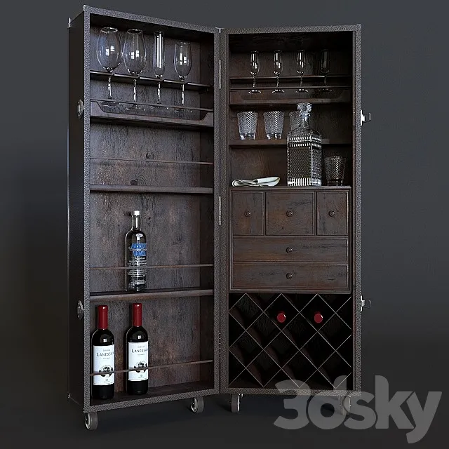 BarCabinet 3D Model