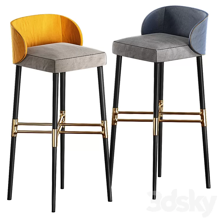 Barchair by Montlada Mona 3D Model Barchair by Montlada Mona 3D Model