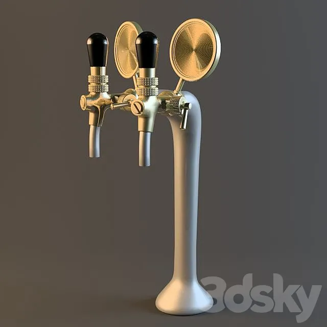 BarCran Airone draft tower 3DModel