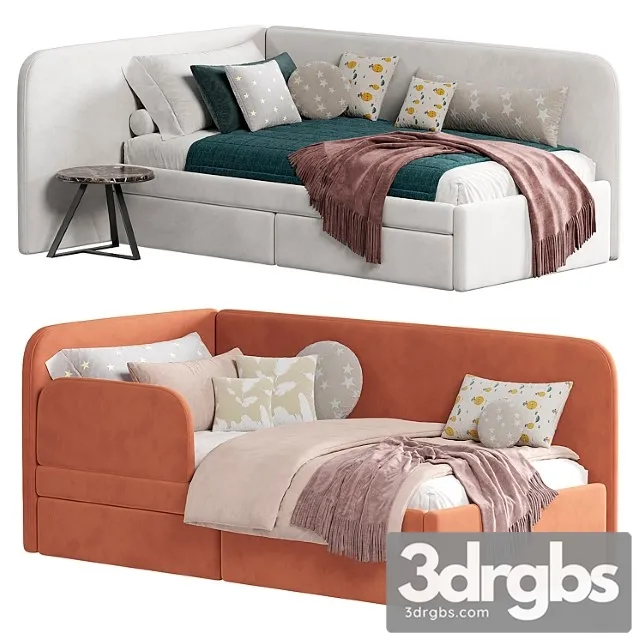 Bari Ii Bed 3D Model Download