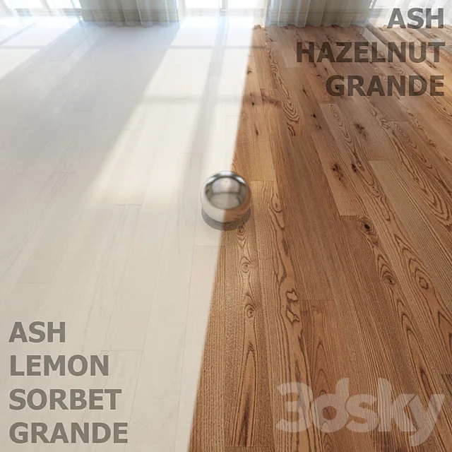 Barlinek ASH HAZELNUT GRANDE ASH LEMON SORBET GRANDE 3D Model Barlinek ASH HAZELNUT GRANDE ASH LEMON SORBET GRANDE 3D Model