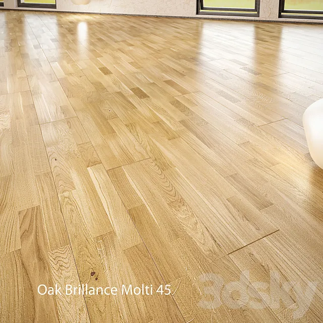 Barlinek Floorboard – Decor Line – Oak Brillance Molti 3D Model