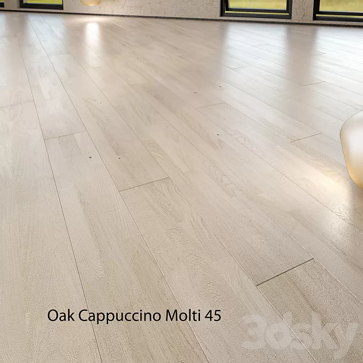 Barlinek Floorboard – Decor Line – Oak Cappuccino Molti 3D Model