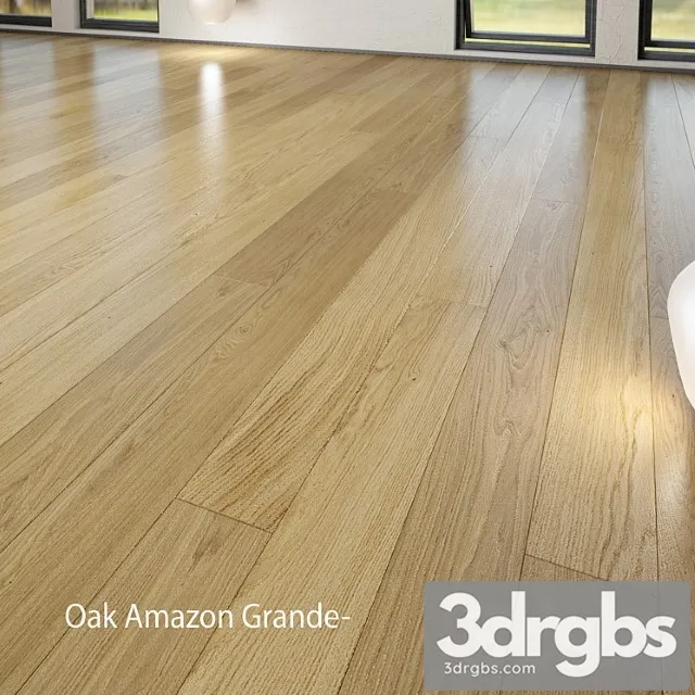 Barlinek floorboard – pure line – oak amazon grande 3D Model Download