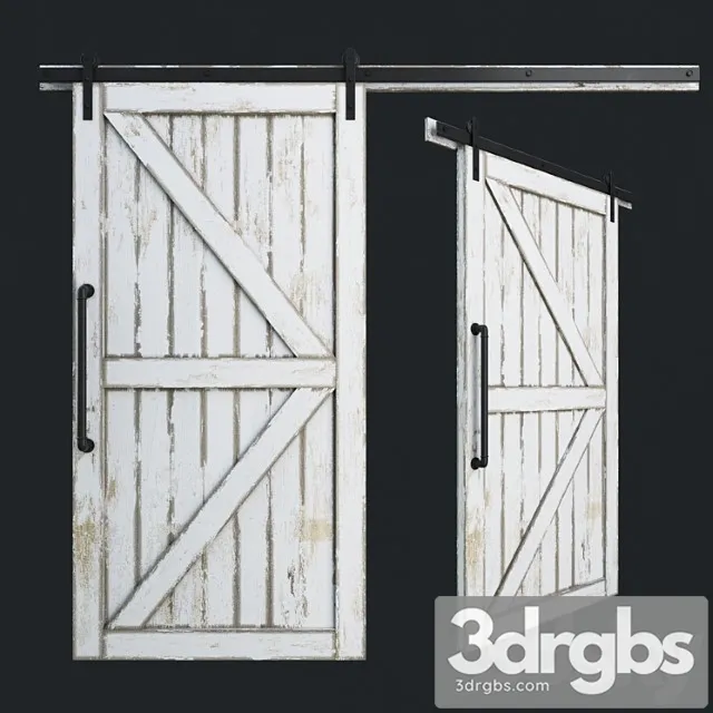 Barn door 3D Model Download