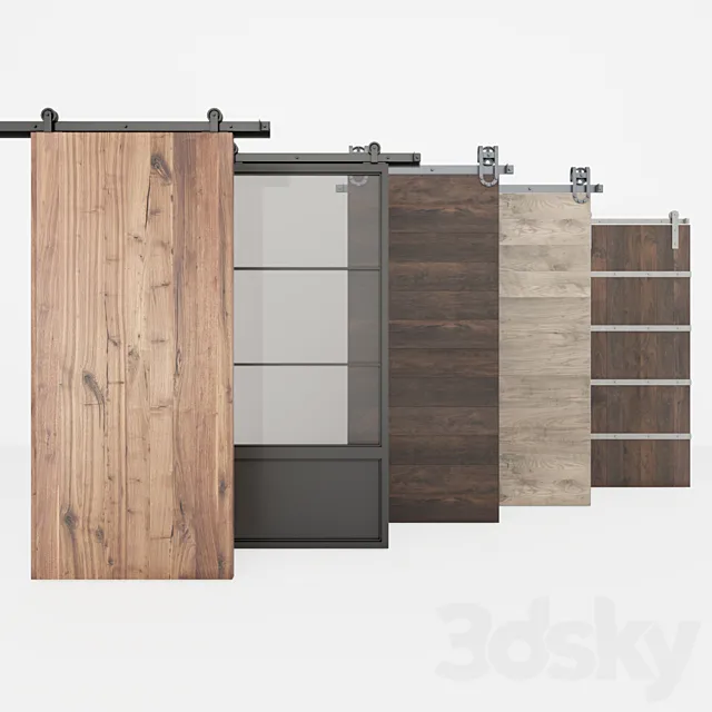 BARN DOOR set 3DModel