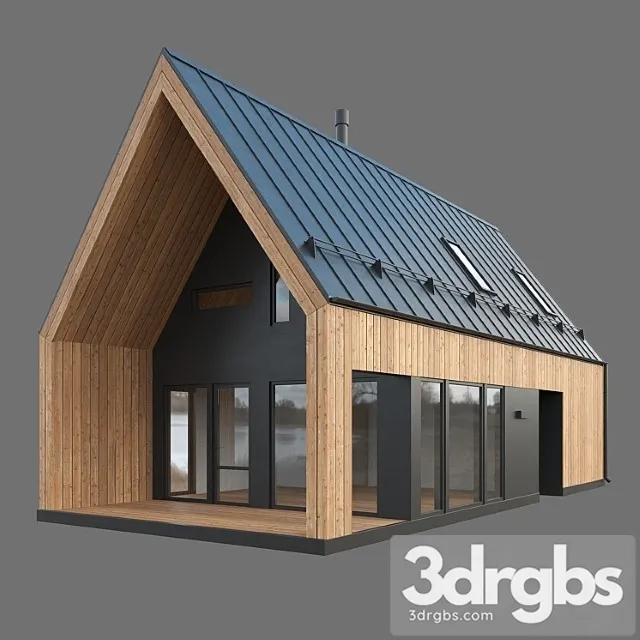 Barn House 01 3D Model Download