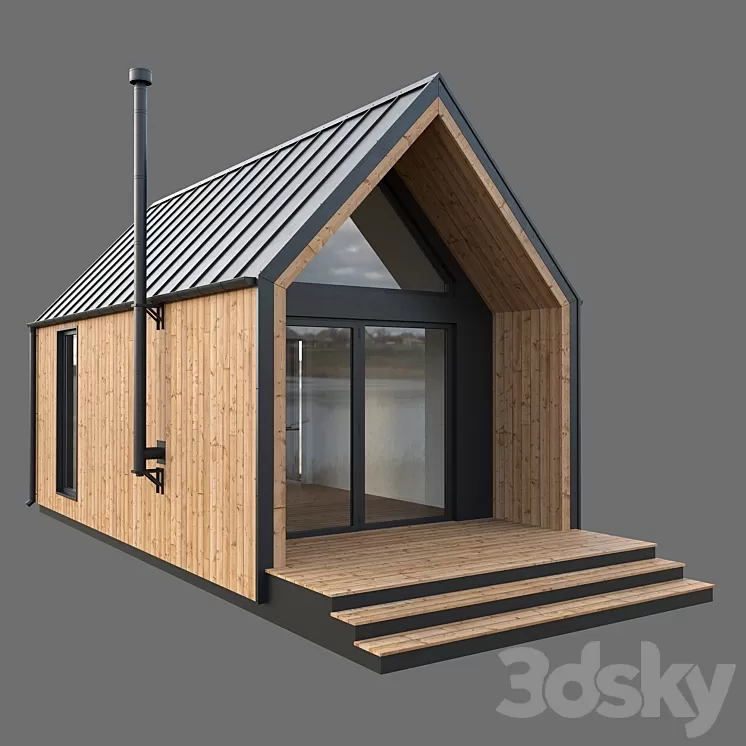 Barn house 02 3D Model