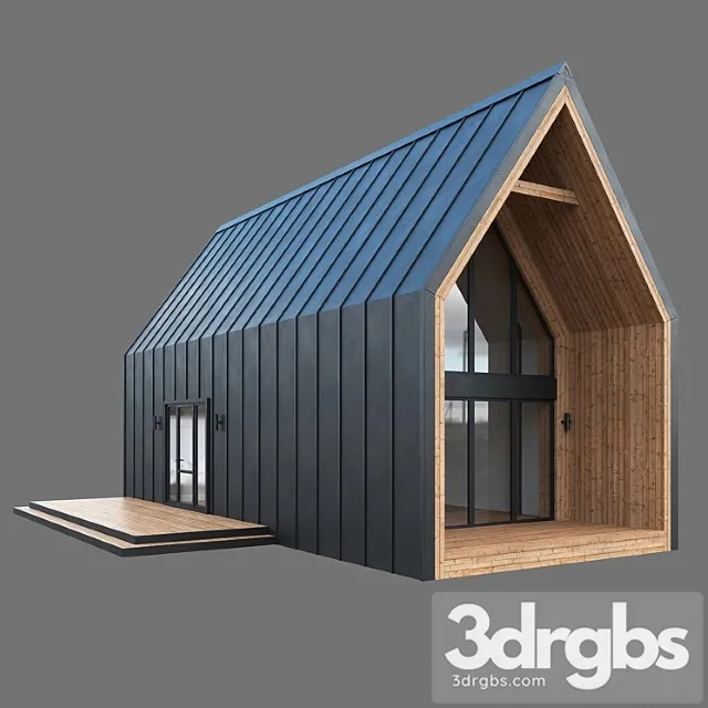 Barn House 04 3D Model Download