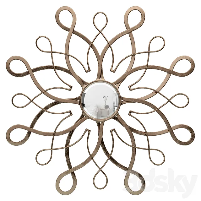 Barnabas Sunburst Accent Mirror RDBL4428 3DModel Barnabas Sunburst Accent Mirror RDBL4428 3DModel