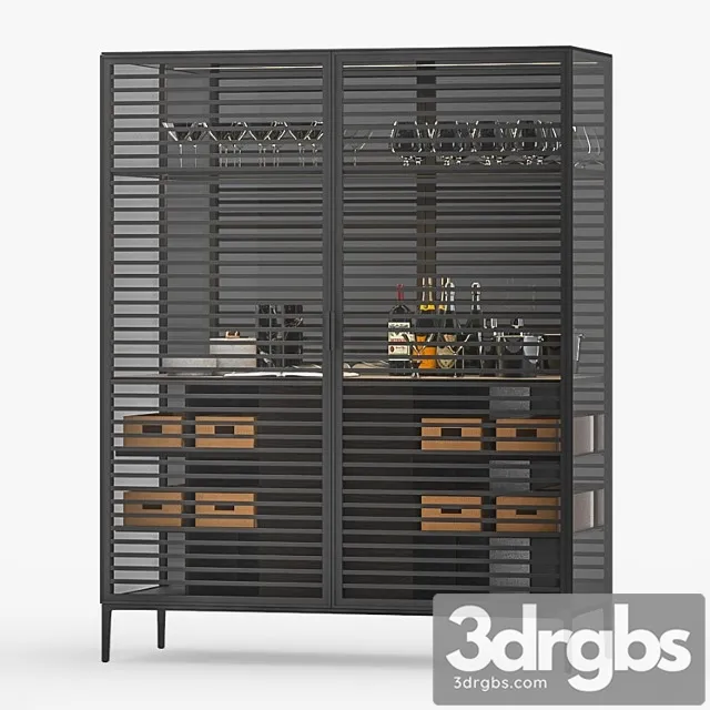 Barney Wardrobe Alambra Rimadesio Nz 3D Model Download