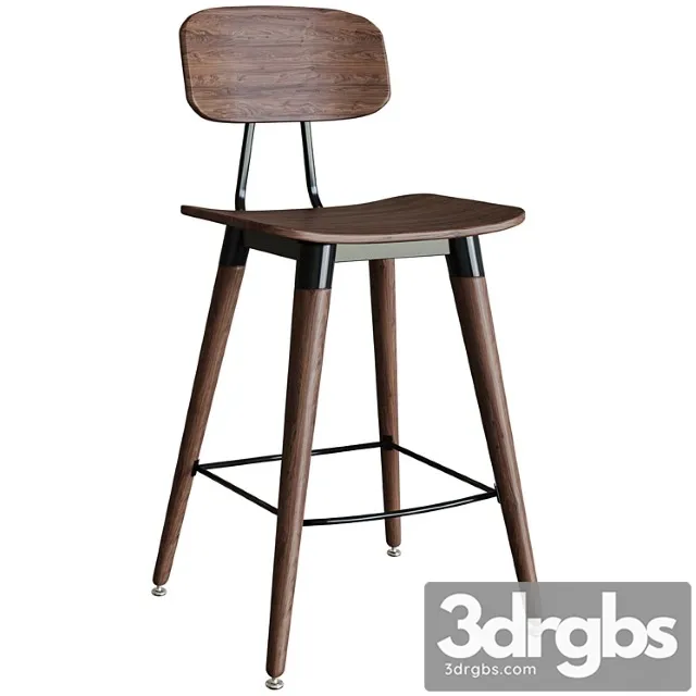 Barnyi Stul Lao Bar Stool Stul 3D Model Download