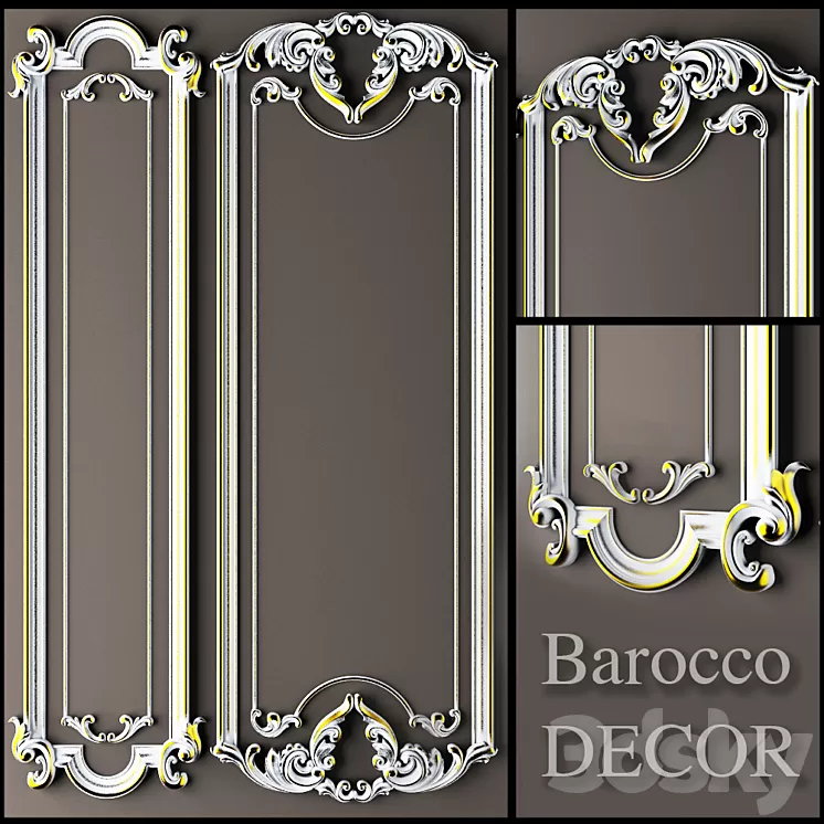 Barocco Decor2 3D Model Barocco Decor2 3D Model