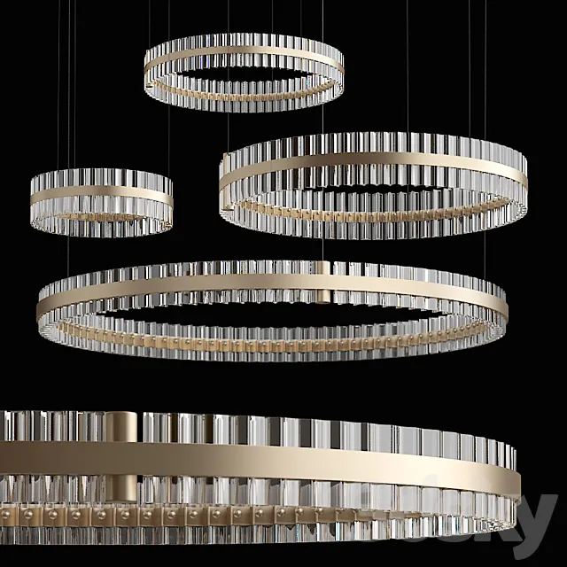 Baroncelli saturno chandelier 3DModel