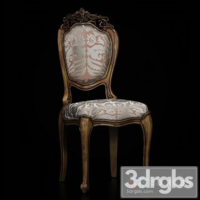 Baroque Chair 3D Model Download