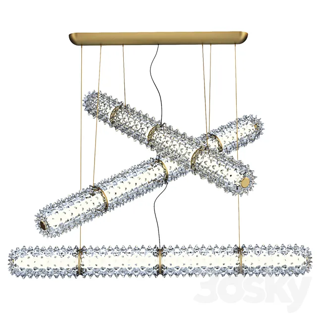 Barovier Opera Chandelier 3D Model Barovier Opera Chandelier 3D Model