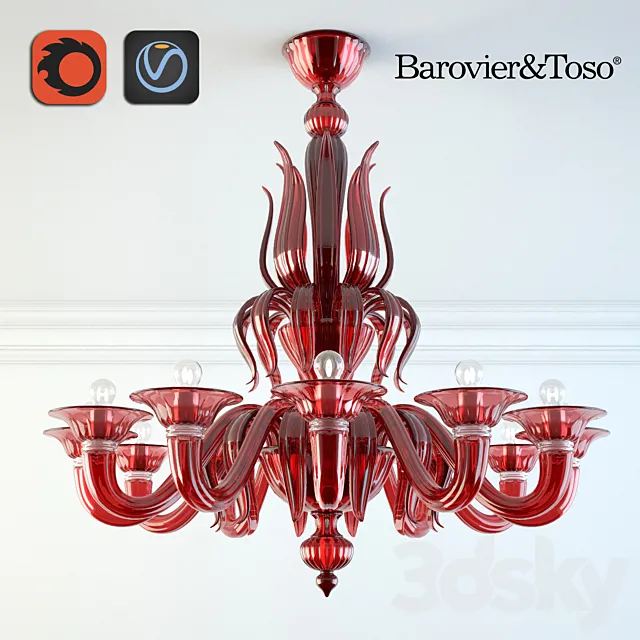 Barovier & Toso Fauve 3D Model Barovier & Toso Fauve 3D Model