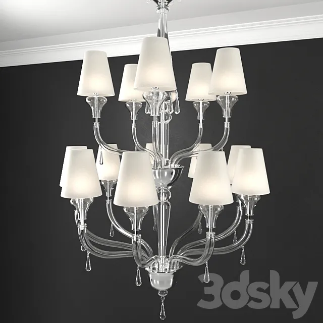 Barovier & Toso Maine 558614 3D Model Barovier & Toso Maine 558614 3D Model