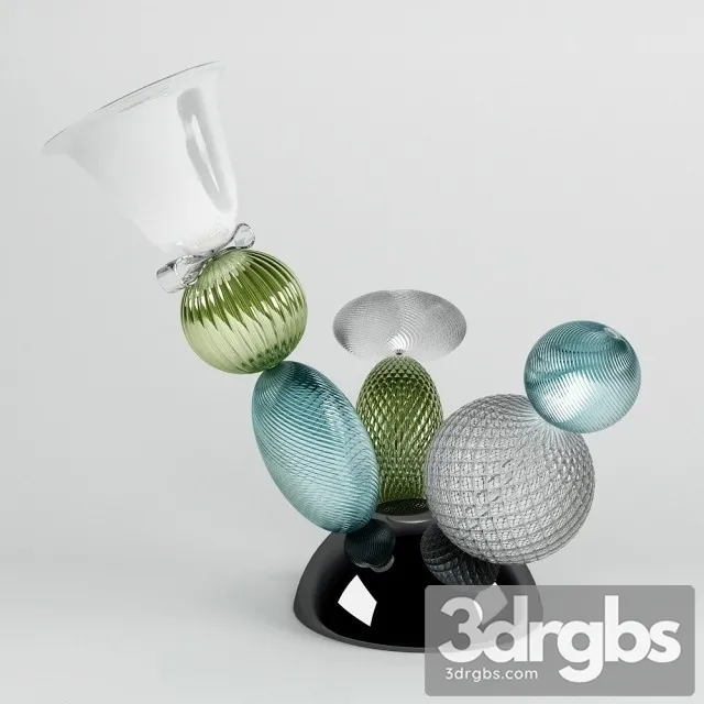 Barovier Toso Perseus Table Lamp 3D Model Download