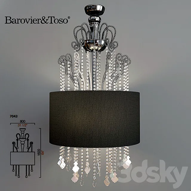 Barovier & toso Shadow Taif 3D Model Barovier & toso Shadow Taif 3D Model