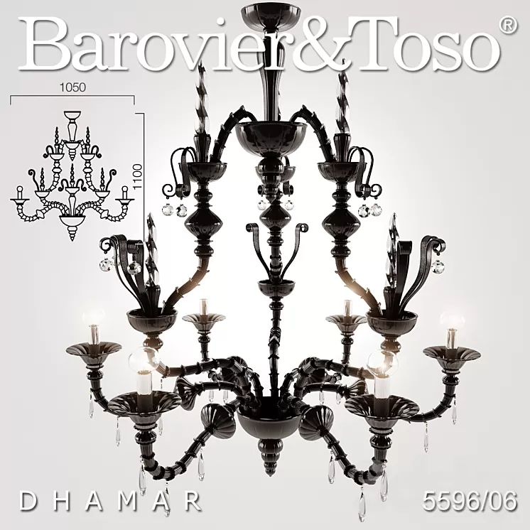 Barovier&Toso – Dhamar 5596\/06 3D Model Barovier&Toso – Dhamar 5596\/06 3D Model