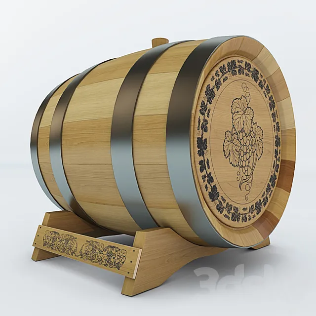 Barrel 3D Model