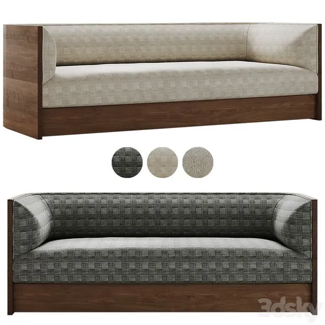 Barrel Lounge by Mr and Mrs White 3D Model Barrel Lounge by Mr and Mrs White 3D Model