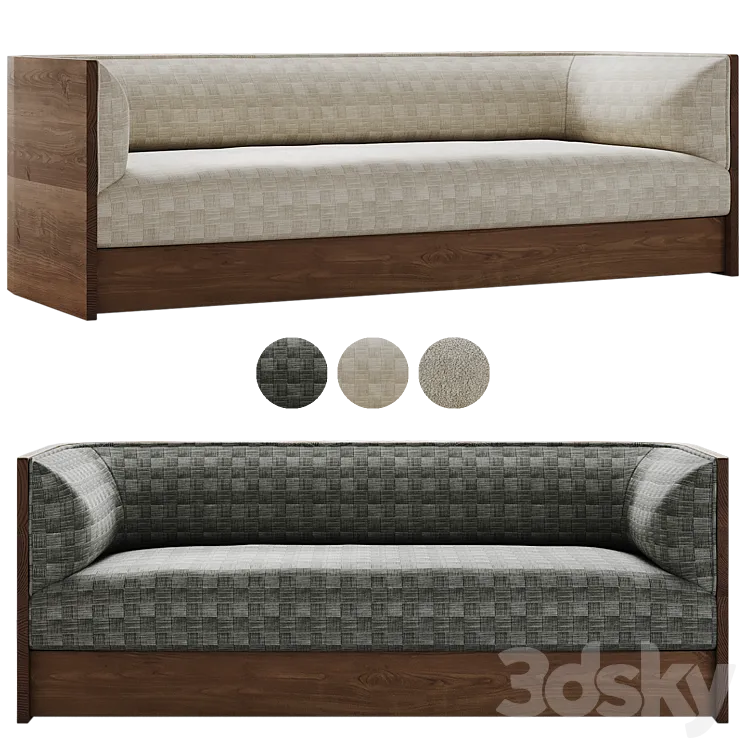 Barrel Lounge by Mr and Mrs White 3D Model Free Download