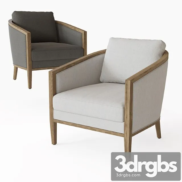 Barrelback chair 3D Model Download Barrelback chair 3D Model Download