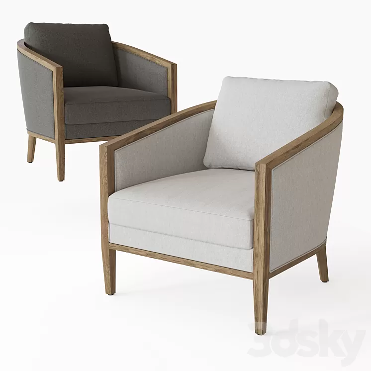 BARRELBACK CHAIR 3D Model