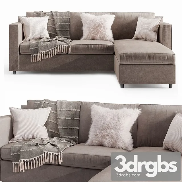 Barrett reversible sectional sofa 2 3D Model Download Barrett reversible sectional sofa 2 3D Model Download