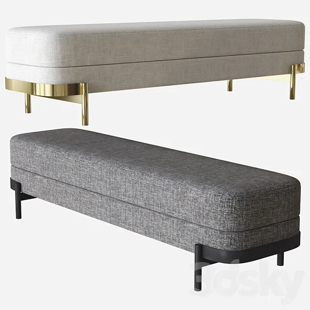 Barry Bench by HC28 Cosmo 3DModel Barry Bench by HC28 Cosmo 3DModel