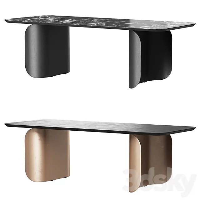 Barry dining table 3D Model
