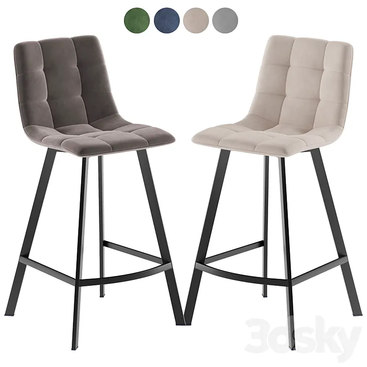 Barstool chilli 3D Model Free Download