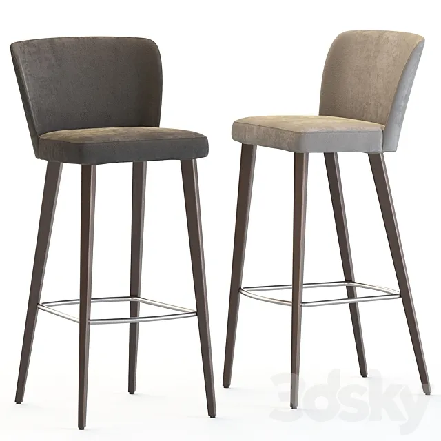 Barstool Eva 3D Model Barstool Eva 3D Model