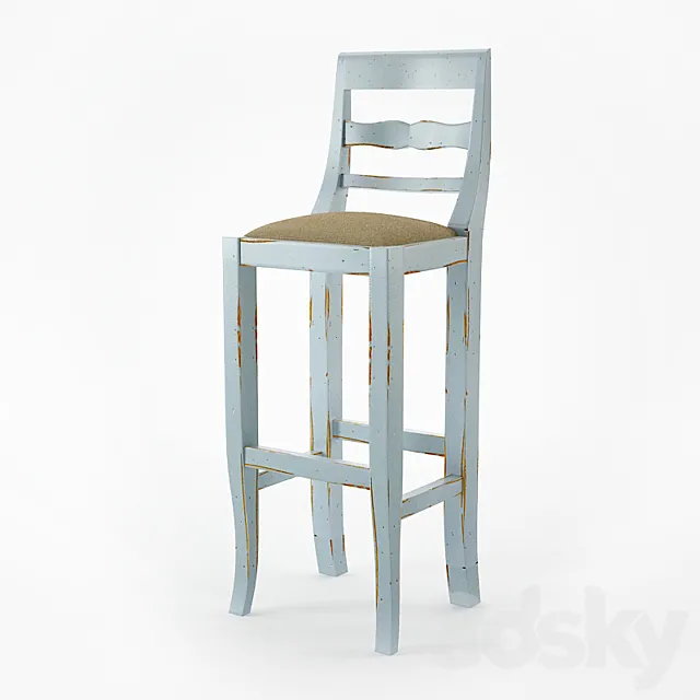 Barstool Glamour by Tonin 3D Model