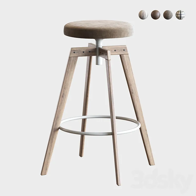 Barstool MDF Italia 3D Model Free Download Barstool MDF Italia 3D Model Free Download