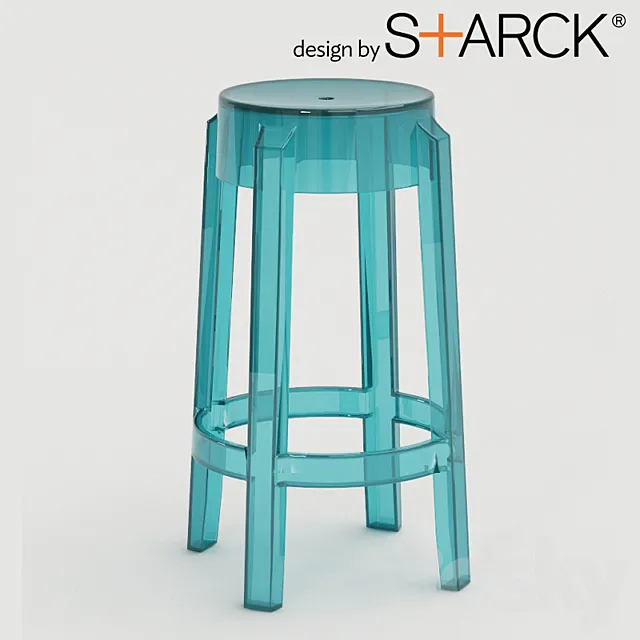 Barstool PHILIPPE STARCK – Ghost 3D Model