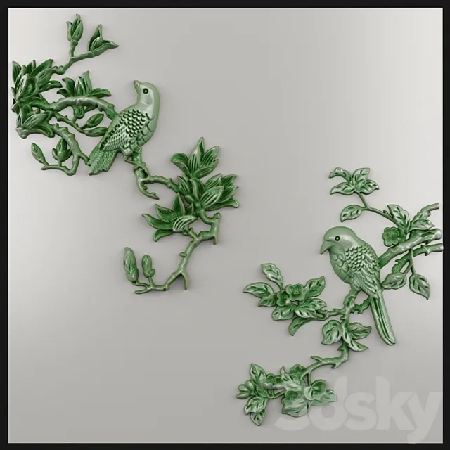 Bas-relief. 3D Model