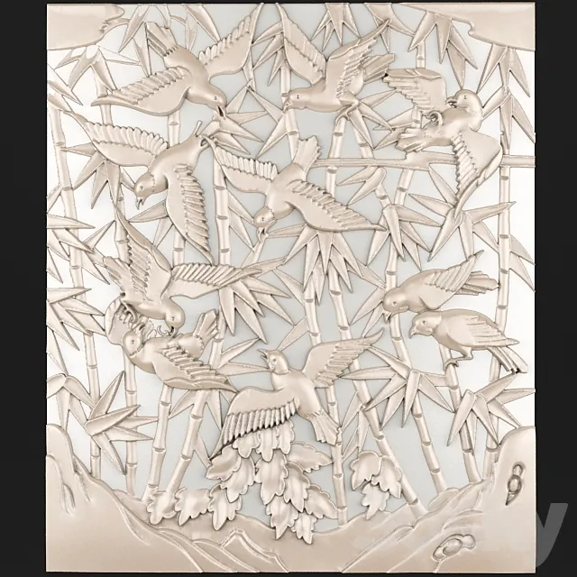 Bas-relief. 3D Model