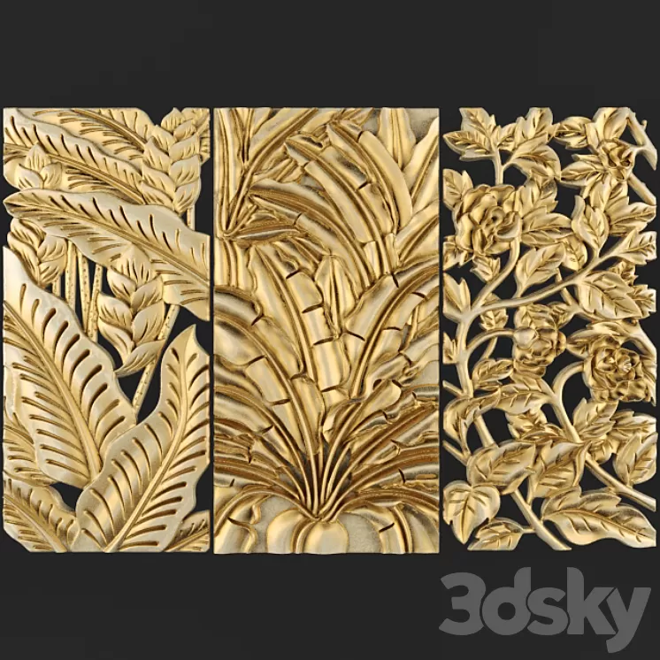 Bas-relief 3D Model Bas-relief 3D Model