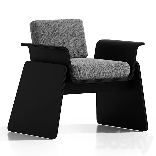 BASE bend armchair – bino home 3DModel