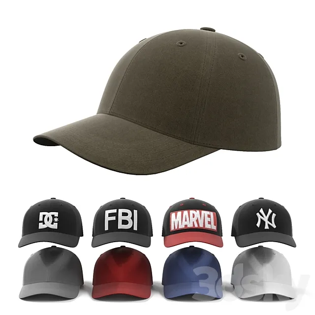 Baseball cap 3D Model