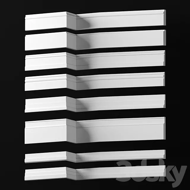 BaseBoard Collection – Dikart 3D Model BaseBoard Collection – Dikart 3D Model