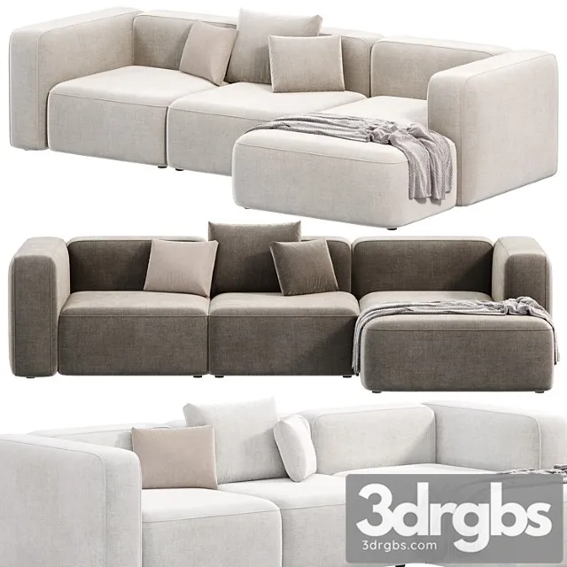 Basecamp Chaiselounge Left Modular Sofa By Makenordic 1 3D Model Download Basecamp Chaiselounge Left Modular Sofa By Makenordic 1 3D Model Download