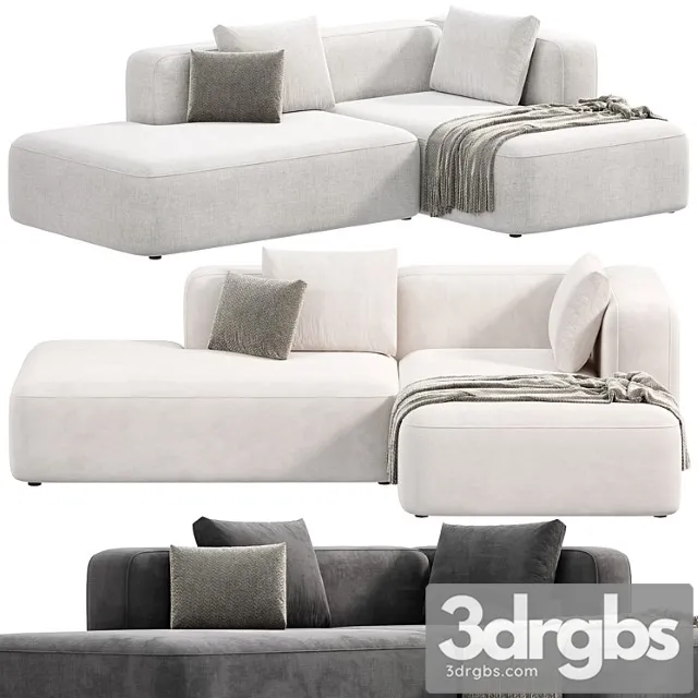 Basecamp Chaiselounge Left Modular Sofa By Makenordic 3 1 3D Model Download Basecamp Chaiselounge Left Modular Sofa By Makenordic 3 1 3D Model Download