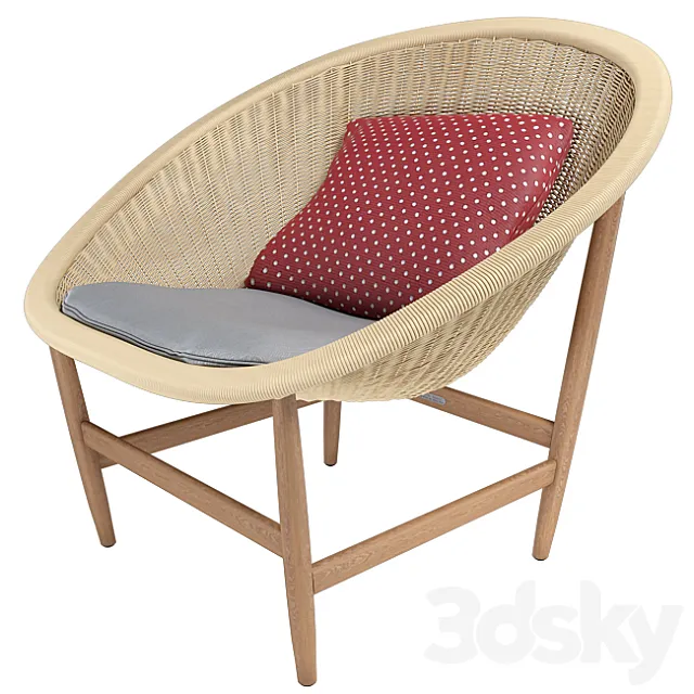 Basket Chair – Kettal 3D Model Basket Chair – Kettal 3D Model